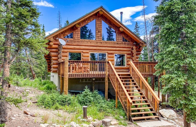 Log Home w/Epic Mtn Views, Large Deck, Pet Friendly - Ptarmigan Lodge