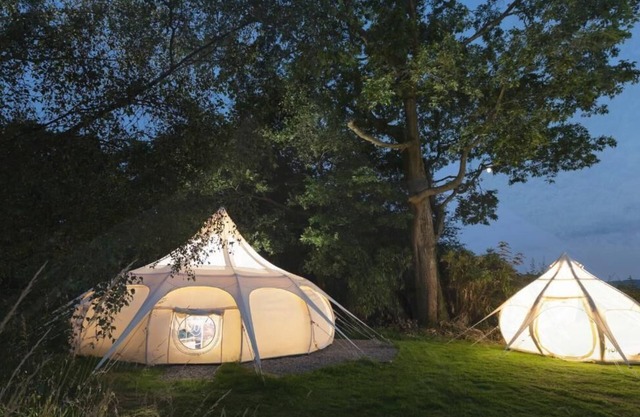 Lotus Belle Tents sleeping up to 7 Guests