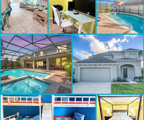 Lovely 6 Bedroom Home with Private Pool for up to 12 guests near Disney