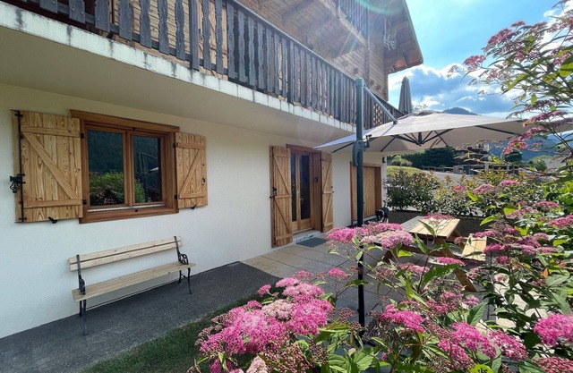 Lovely 3-room chalet, ground floor, terrace, garden