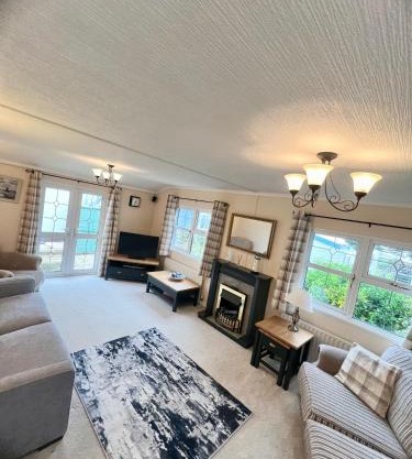 Lovely spacious lodge on Trimingham house caravan park, near Cromer and Mundesley