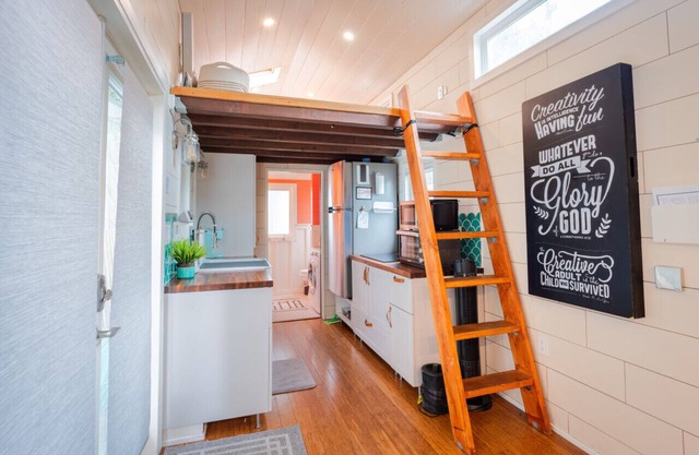 Lovely Tiny House Nestled in the Eucalyptus trees