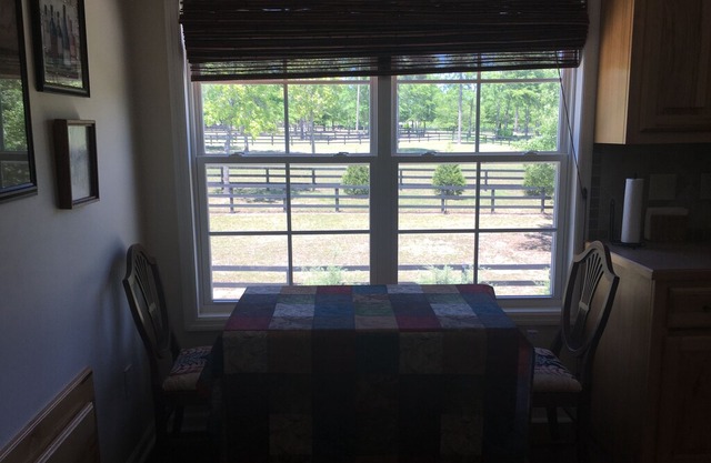 Lovely upstairs apartment with pasture views