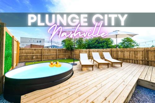 Luxe Pool Hot Tub & Game Room Downtown Nashville