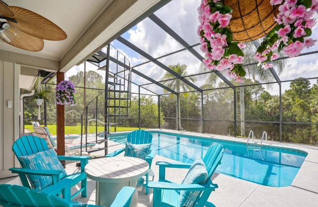 Luxurious Florida Home with Pool and Canal Access