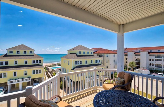 Luxurious Oceanfront B home w/pool, elevator, 6BR, steps to the sand and surf