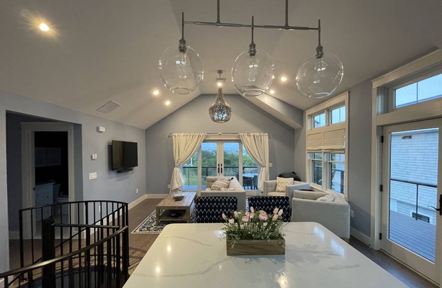 Luxurious property with 360 degree views and steps from the beach