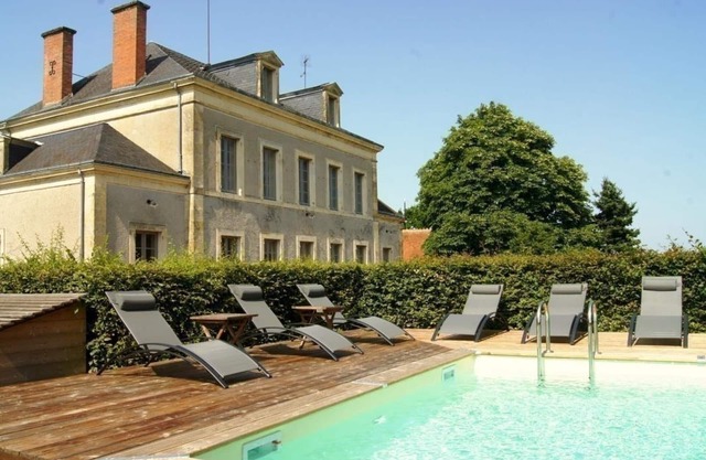 Luxury 19th-Century Manor with Heated Pool, Sauna, Spa, and Vast Private Park