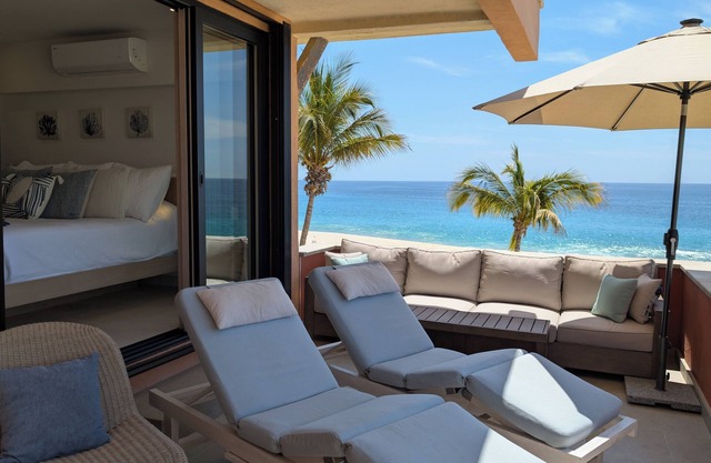 Luxury 2BR Beachfront Condo with Incredible Ocean Views at Zoetry Casa Del Mar.