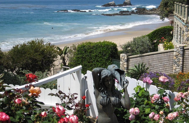 Luxury 3 Story Beach House on the sand in North Laguna Beach.
