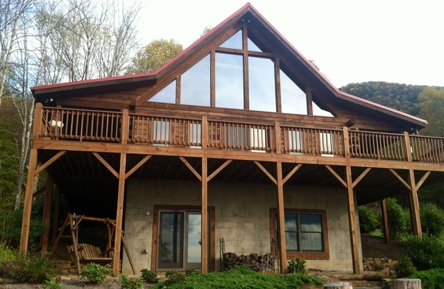 Luxury Cabin Spectacular Views Trout Streams Stone Fire Pit Golf Hiking