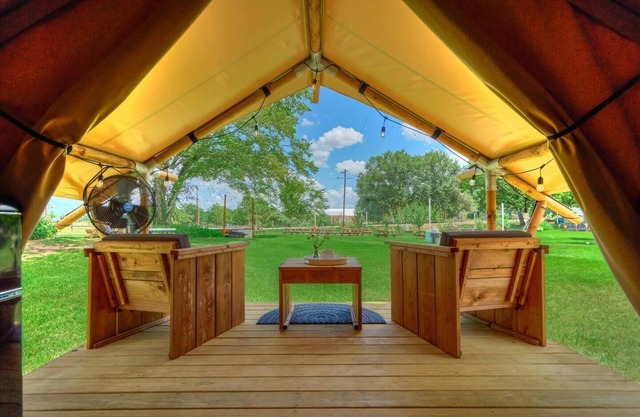 Luxury Family Glamping at BeeWeaver Honey Farm