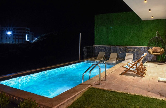 Luxury Holiday Villa with indoor and outdoor swimming pool and jacuzzi