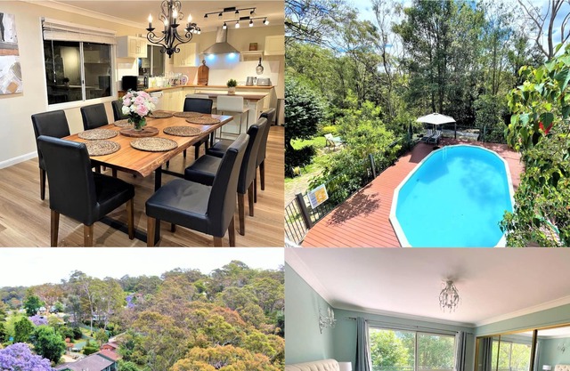 Luxury Mountain Retreat, Swimming Pool, A/C with Forest Views