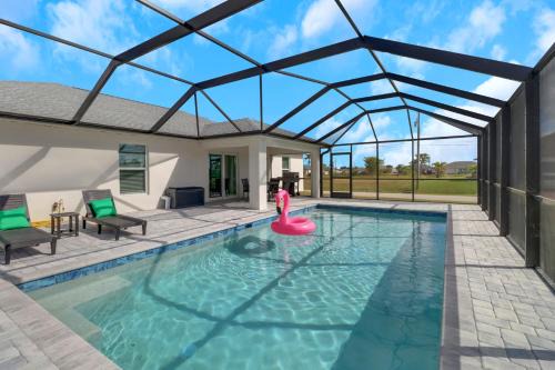 Luxury Retreat with Heated Saltwater Pool and Big Patio Perfect for 2 families