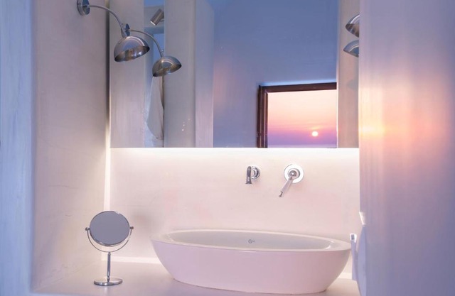 Luxury Santorini Villa Villa Pori Blanca Master Suite Private Pool & Stunning Sea View Near Pori Beach