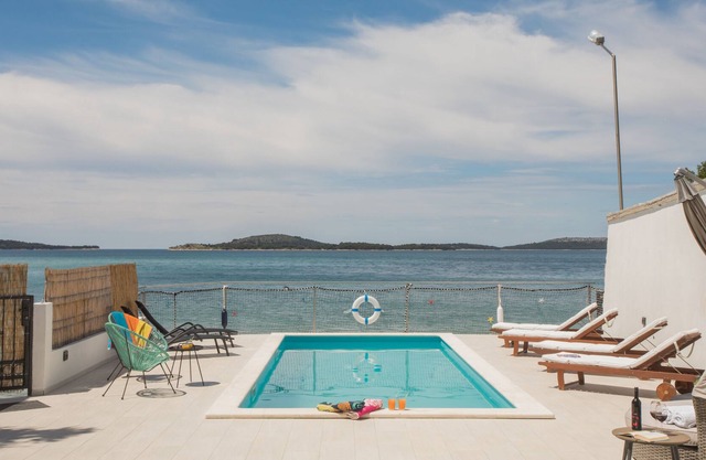 Luxury villa by the sea and beach
