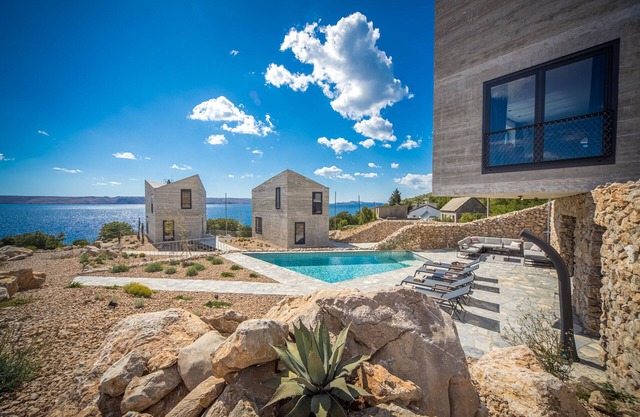 Luxury villa Rock - with private pool and beach