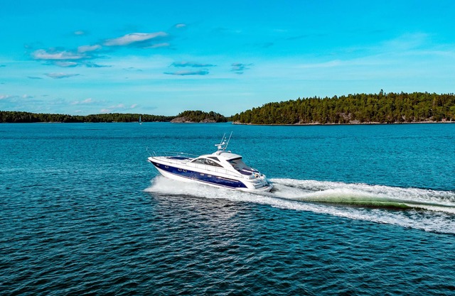 Luxury Yacht in Strandvägen