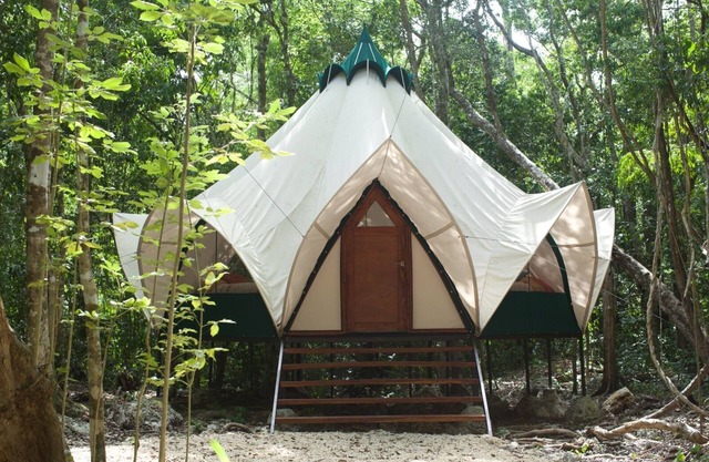 Magical jungle Eco Cabana in Tulum Mexico