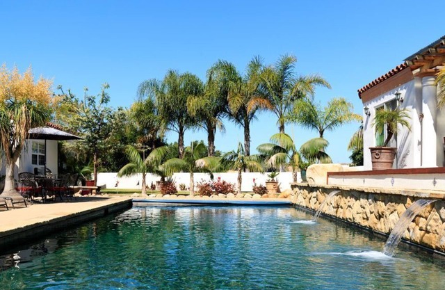 Magnificent Gated Private Santa Barbara Estate, Saltwater Pool, and Spa