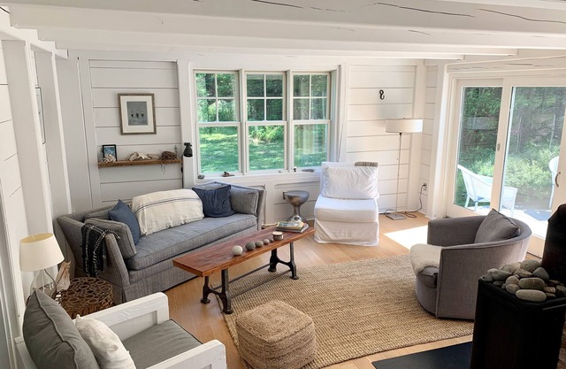 Maine Waterfront- Rustic-Modern Scandinavian Style Cottage. Private & Secluded.