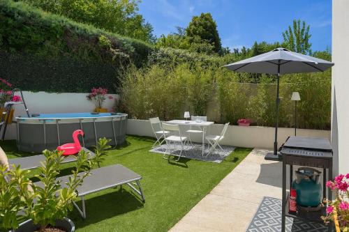 Maison, Jardin, piscine parking près d'Aix Centre