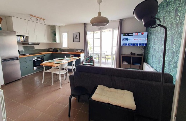Maison le Havre de la Gachère, 2 chambres, 2 salles d'eau, parking privé et jardin