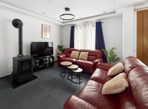 Maison spacieuse avec jardin et parking privé