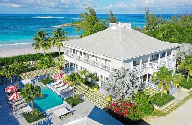 Majestic 9BR Beachfront Estate w/Private Pool & Back-up Generator