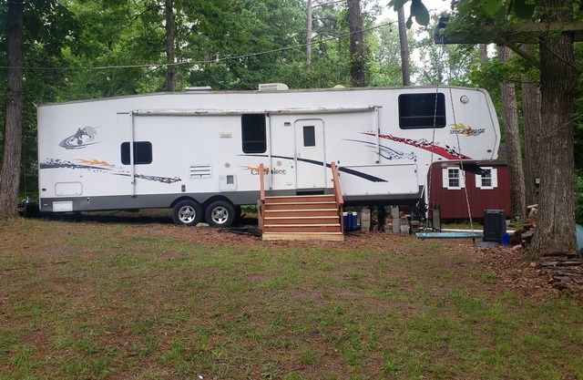 Mara-logo Large camper / large lot near Chincoteague Va. Park has all amenities