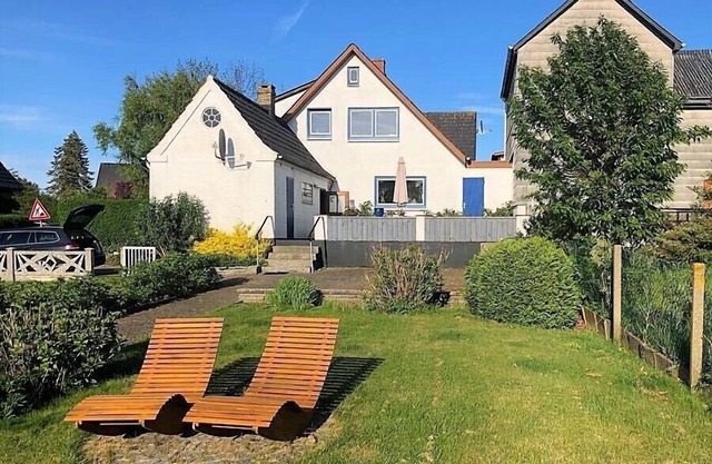 Maritimes Fischerhaus mit Schleiblick für Familien, Paare, Kleine Reisegruppen