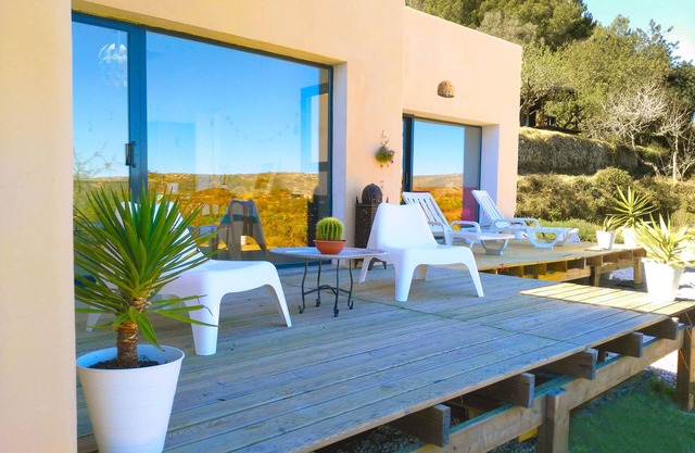 Mediterranean Eco house. Sea and mountain views.