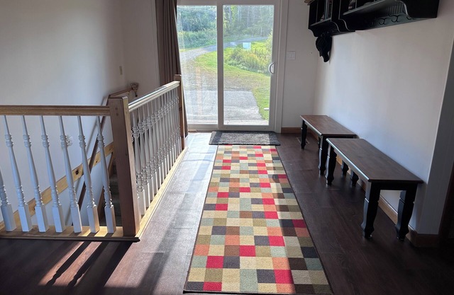 Memphremagog lakefront home, large yard, waterfront, dock, and small beach