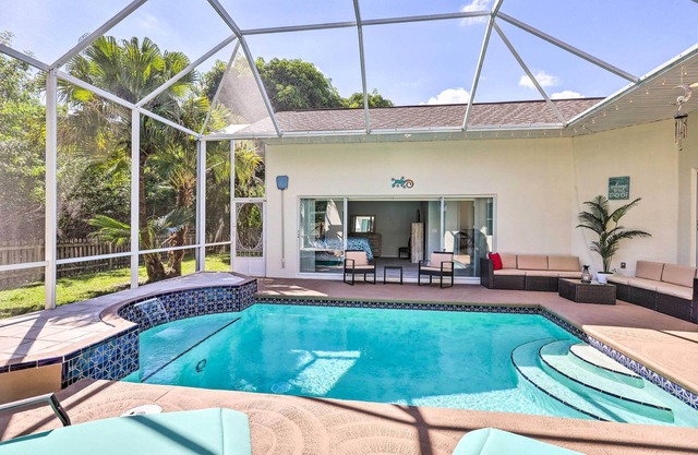 Merritt Island Home with Grill & Saltwater Pool