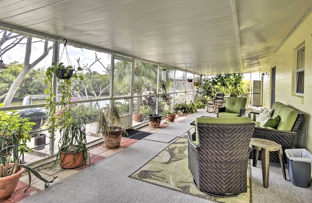 Merritt Island Home w/Boat Dock on Canal Front!