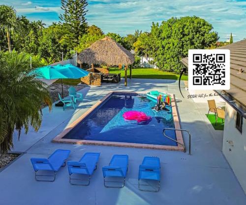 Miami amazing location, Luxury & Spacious, Large pool, BBQ, Game room, Pool