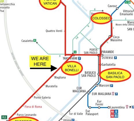 Michele Lux Lodge 6 people Connected to Airport and Vatican
