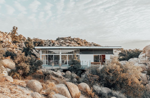 Mid-Century Modern Desert Getaway on 10 Acres