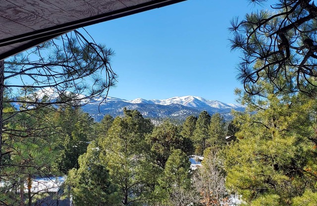 Midtown Chalet w/Sierra Blanca Views, 4 br, 2.5ba, Cabin in heart of Ruidoso.
