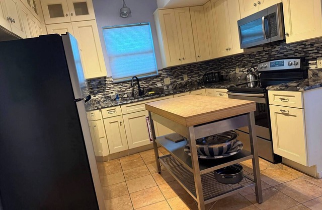 Minutes away from the beach and walking distance into town