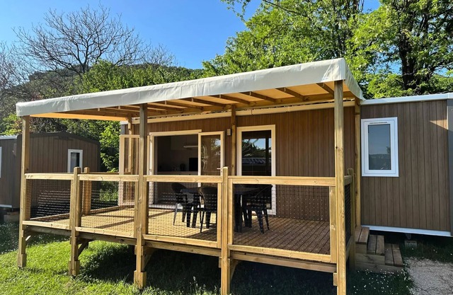Mobil-Home Komfort Riviera 29m2 (2 Schlafzimmer) + überdachte Terrasse 18m2 4 Personen
