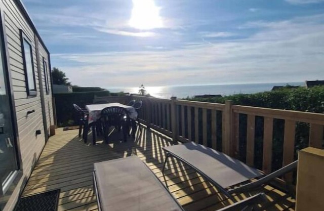 Mobil home Sea view Swimming pool - Camping Equihen plage