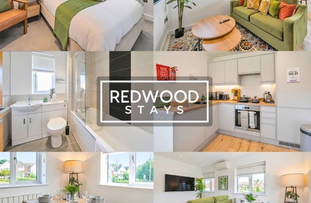 Modern 1 Bed 1 Bath Town Center Apt, FREE Parking