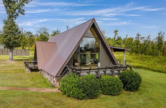 Modern 4 Bedroom A-Frame on 21 Private Acres