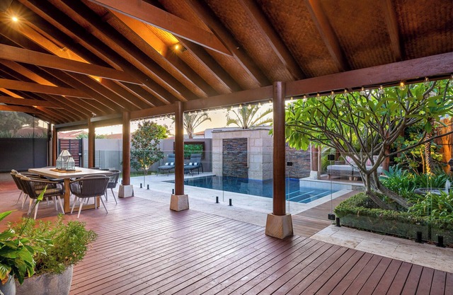 Modern 4Bedroom, two bathrooms, two living areas, Heated Pool, outdoor entertaining area.