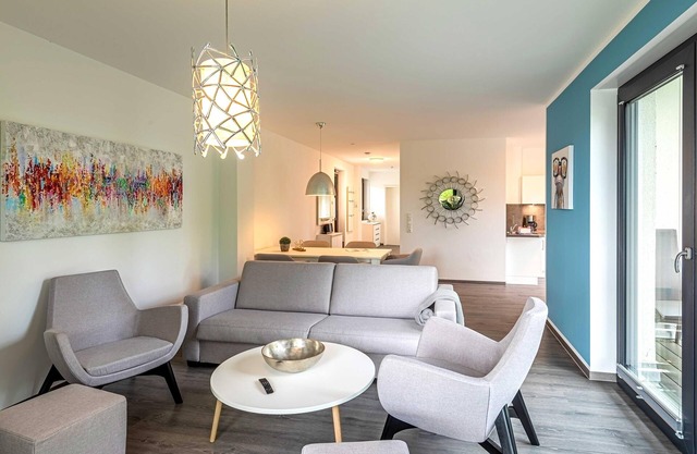 Modern 5-star vacation apartment with roof terrace on Lake Krakow