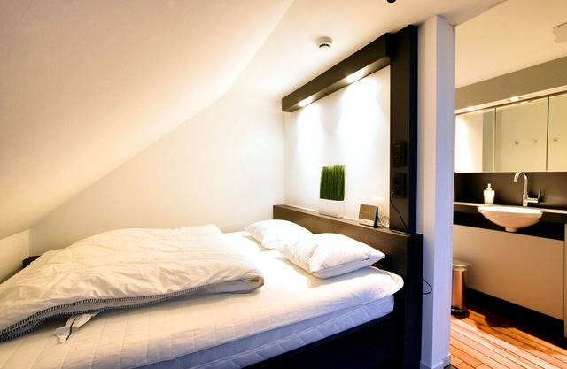 Modern and cozy studio in a former coach house