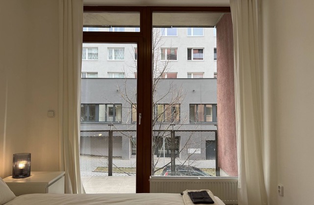 Modern apartment with balcony