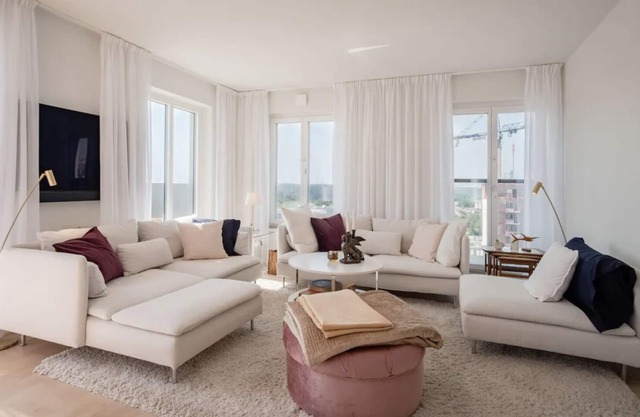 Modern apartment with large terrace and outdoor spa